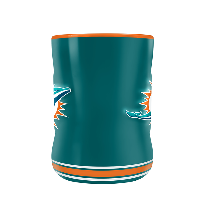 NFL Miami Dolphins Team Crest Sculpted Mug (14 oz)