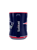 New England Patriots Team Crest Sculpted Mug (14 oz)