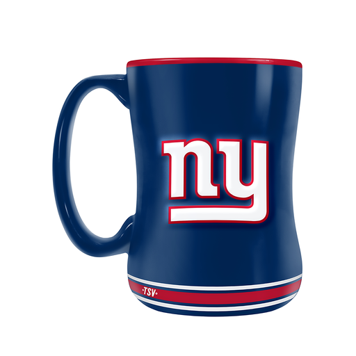New York Giants Team Crest Sculpted Mug (14 oz)
