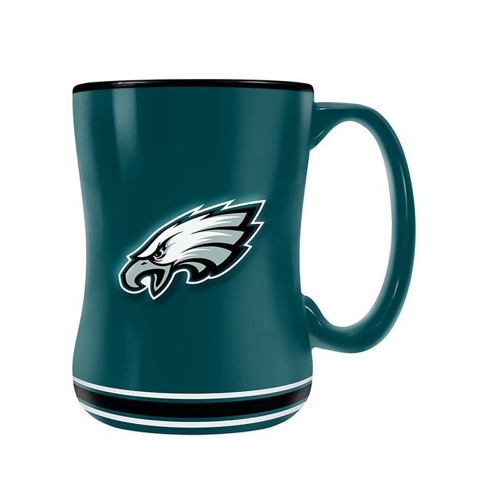 NFL Philadelphia Eagles Team Crest Sculpted Mug (14 oz)