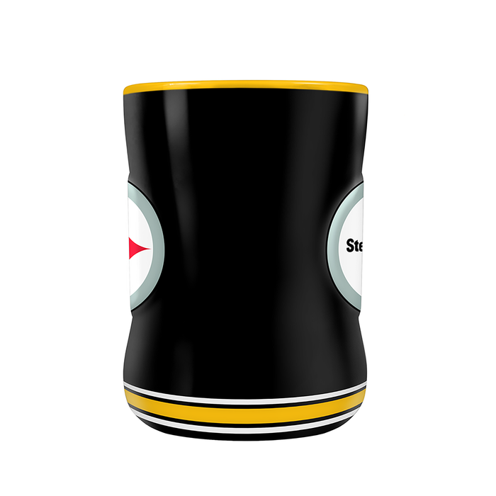 NFL Pittsburgh Steelers Team Crest Sculpted Mug (14 oz)