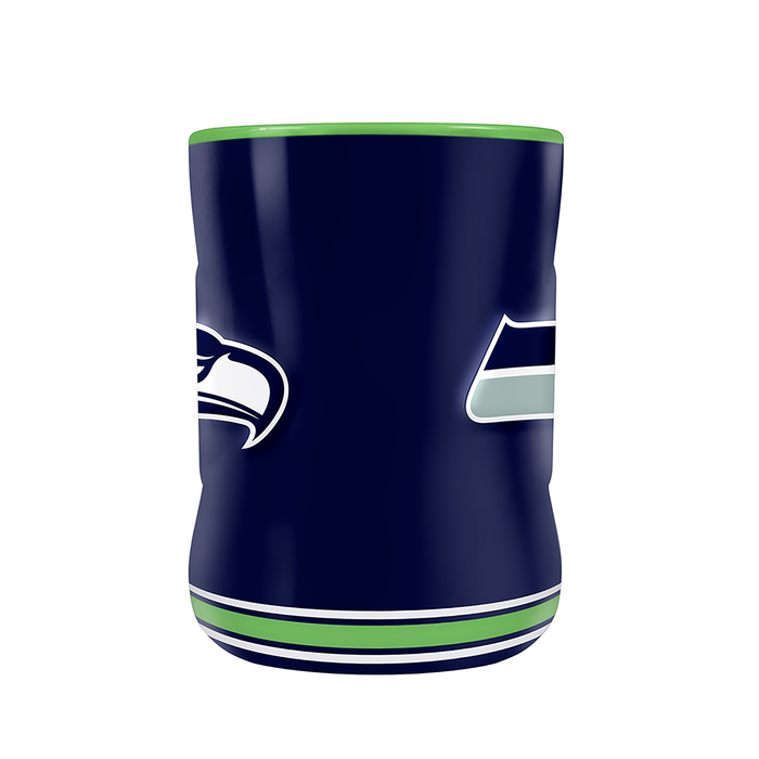 NFL Seattle Seahawks Team Crest Sculpted Mug (14 oz)