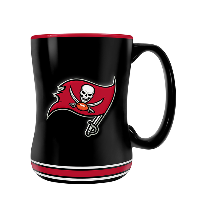 NFL Tampa Bay Buccaneers Team Crest Sculpted Mug (14 oz)