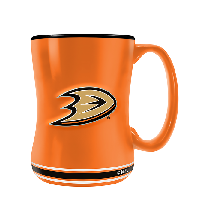 Anaheim Ducks Team Crest Sculpted Mug (14 oz)