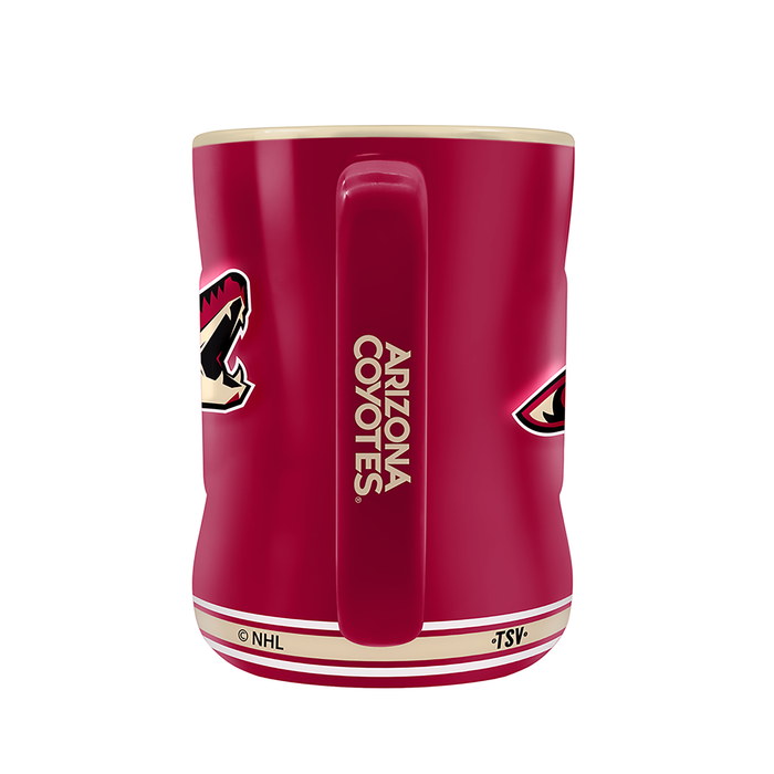 Arizona Coyotes Team Crest Sculpted Mug (14 oz)