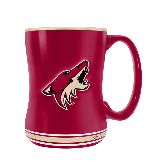 Arizona Coyotes Team Crest Sculpted Mug (14 oz)