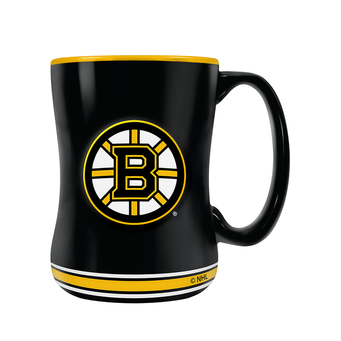 Boston Bruins Team Crest Sculpted Mug (14 oz)