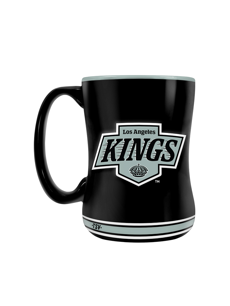 Los Angeles Kings Team Crest Sculpted Mug (14 oz)