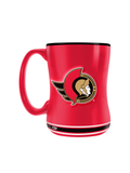 Ottawa Senators Team Crest Sculpted Mug (14 oz)