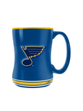 St. Louis Blues Team Crest Sculpted Mug (14 oz)