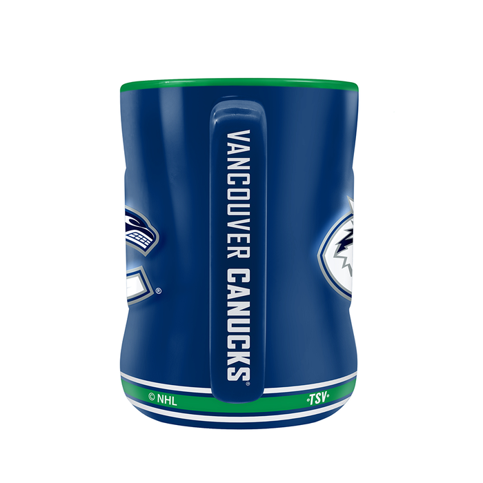 NHL Vancouver Canucks Team Crest Sculpted Mug (14 oz)