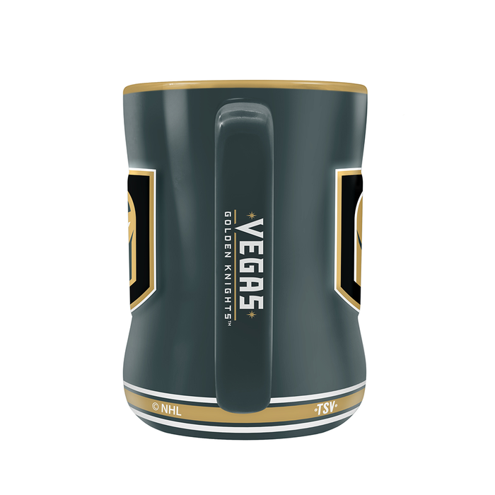 Vegas Golden Knights Team Crest Sculpted Mug (14 oz)