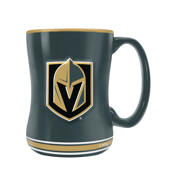 Vegas Golden Knights Team Crest Sculpted Mug (14 oz)