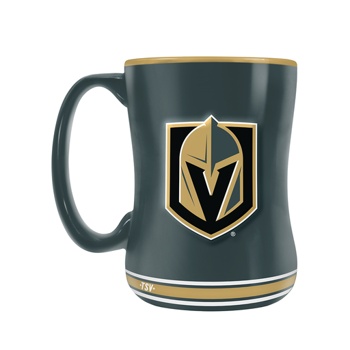 Vegas Golden Knights Team Crest Sculpted Mug (14 oz)