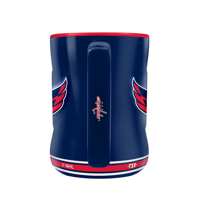 NHL Washington Capitals Team Crest Sculpted Mug (14 oz)