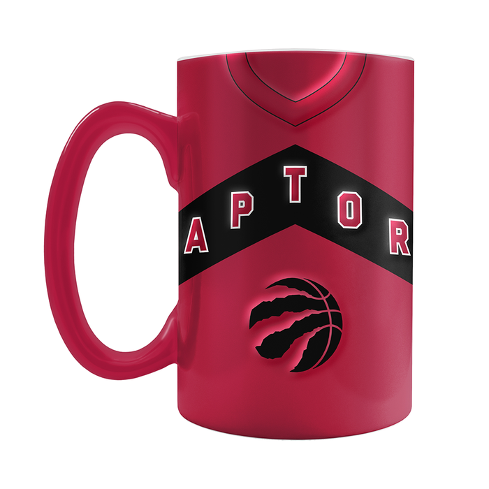 Toronto Raptors Jersey Style Sculpted Mug (20 oz)