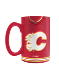 Calgary Flames Jersey Style Sculpted Mug (20 oz)