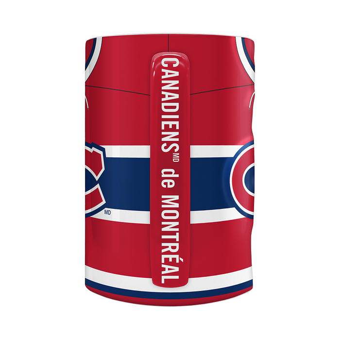 Montreal Canadiens Jersey Style Sculpted Mug (20 oz)