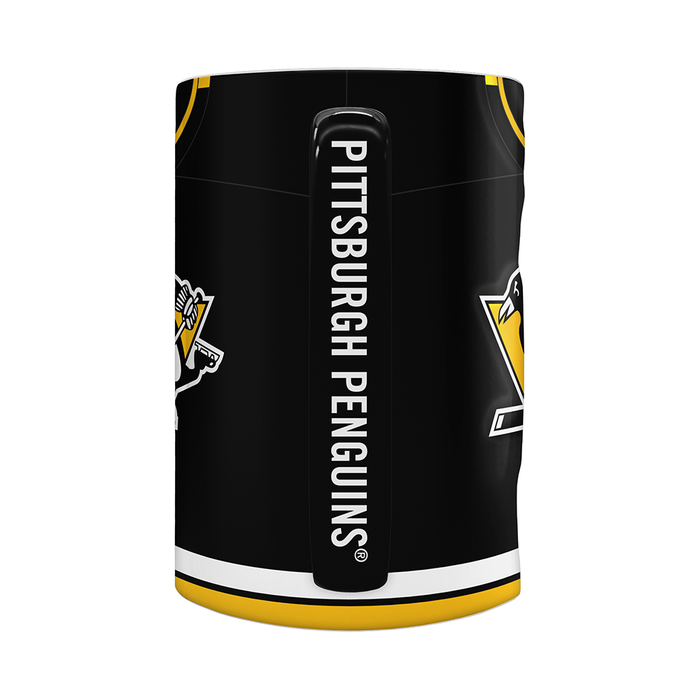 NHL Pittsburgh Penguins Jersey Style Sculpted Mug (20 oz)