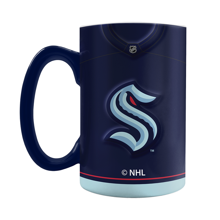 Seattle Kraken Jersey Style Sculpted Mug (20 oz)