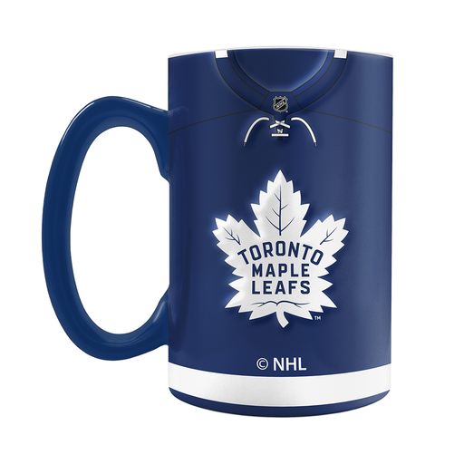 Toronto Maple Leafs Jersey Style Sculpted Mug (20 oz)