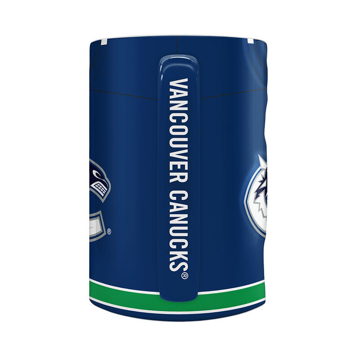 NHL Vancouver Canucks Jersey Style Sculpted Mug (20 oz)