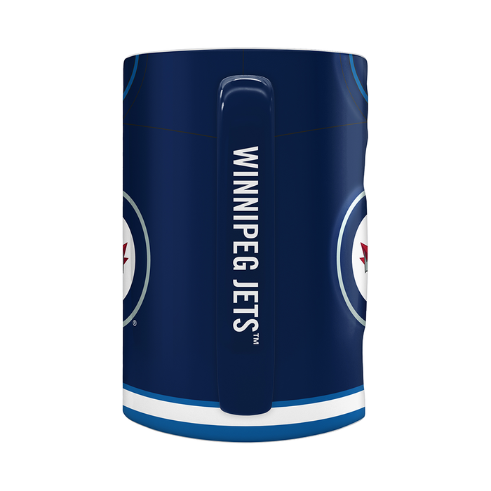 NHL Winnipeg Jets Jersey Style Sculpted Mug (20 oz)