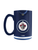 Winnipeg Jets Jersey Style Sculpted Mug (20 oz)