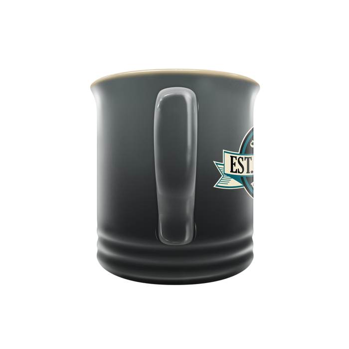 NHL  San Jose Sharks 14 oz Stoneware Mug Banner Design