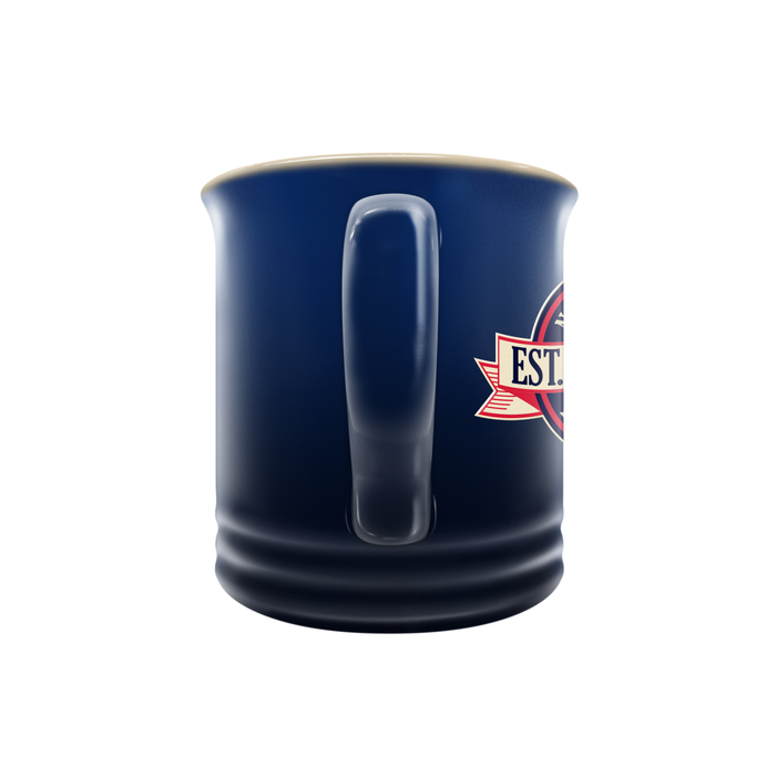 NFL New England Patriots 14 oz Stoneware Mug Banner Design