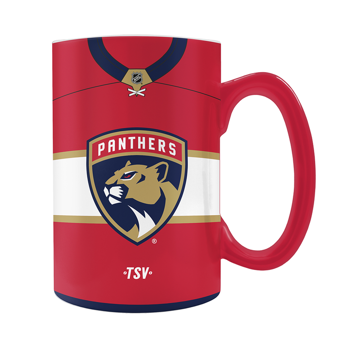 NHL Florida Panthers Jersey Style Sculpted Mug (20 oz)