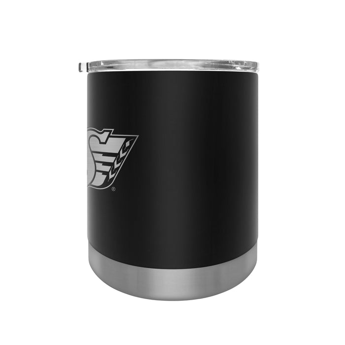 CFL Saskatchewan Roughriders 12 OZ Stainless Steel Executive Lowball Tumbler Black