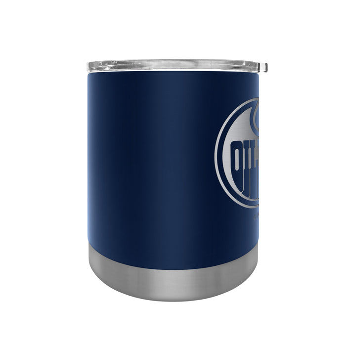 NHL Edmonton Oilers 12 OZ Stainless Steel Executive Lowball Tumbler Blue