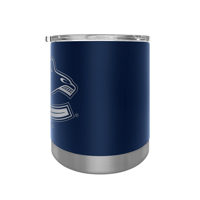 NHL Vancouver Canucks 12 OZ Stainless Steel Executive Lowball Tumbler Blue
