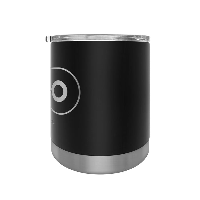 NHL Philadelphia Flyers 12 OZ Stainless Steel Executive Lowball Tumbler Black