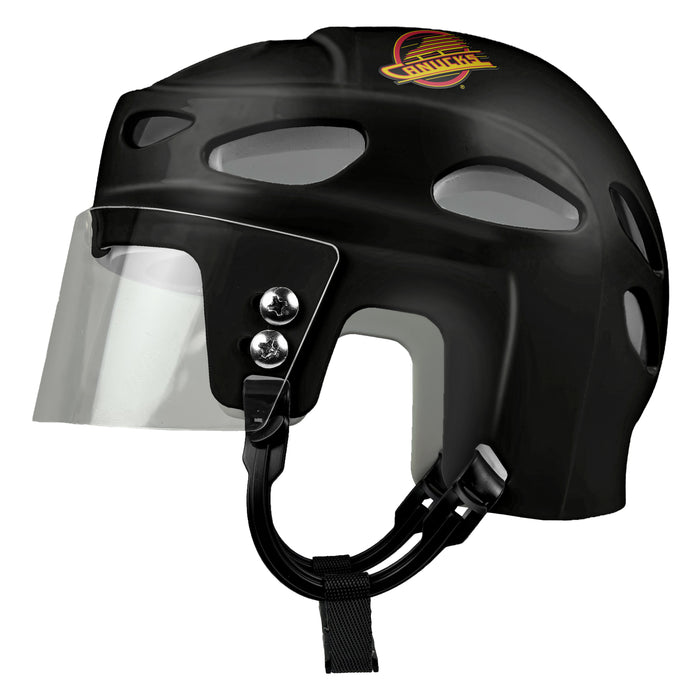 NHL Vancouver Canucks Mini Helmet Replica 3rd Jersey Skate Logo Black