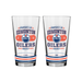 NHL  Edmonton Oilers Property of  16 oz  2-pack Mixing Glass