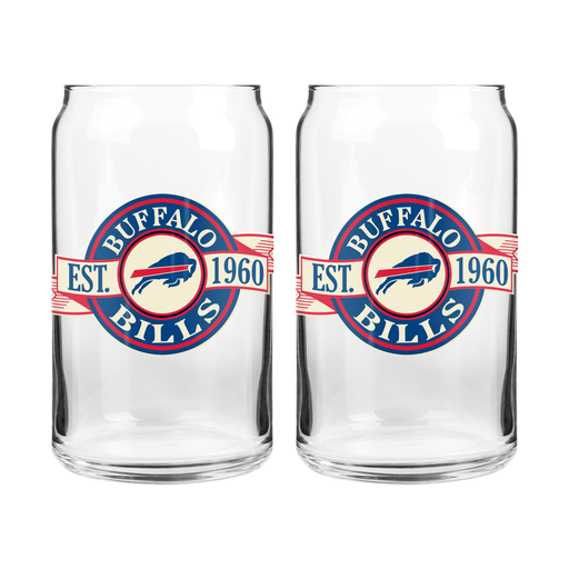 NFL Buffalo Bills 16 oz Clear Banner Design