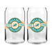 NFL Miami Dolphins 16 oz Clear Banner Design
