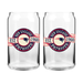 NFL New England Patriots 16 oz Clear Banner Design
