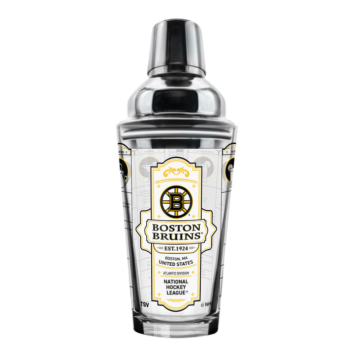 NHL Boston Bruins Bartender Mixing Glass Shaker Set