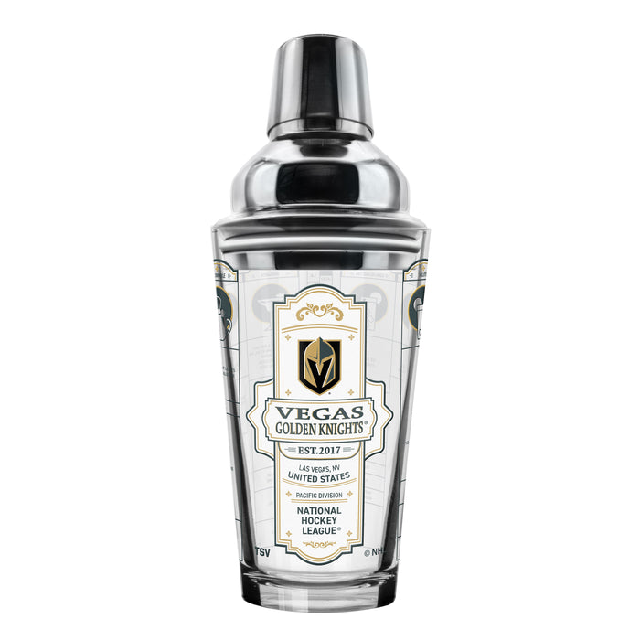 NHL Vegas Golden Knights Bartender Mixing Glass Shaker Set