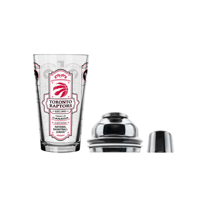 NBA Toronto Raptors Bartender Mixing Glass Shaker Set