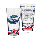 NHL 4 Nations Face-Off 2025 Canada Champions Roster Mixing Glass (2-piece set)