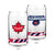 NHL 4 Nations Face-Off 2025 Canada Champions Can Glass (2-piece set)