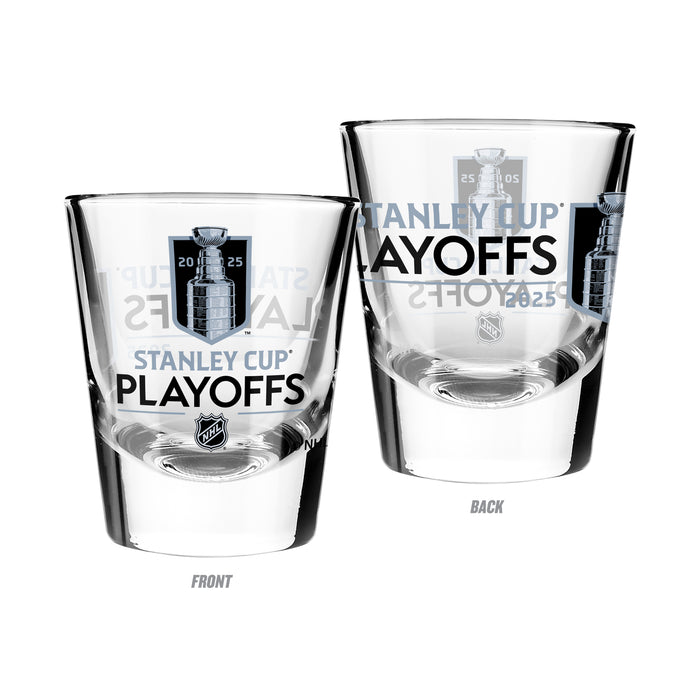 NHL 2025 Stanley Cup Playoffs Shot Glass (2oz 2-Piece Set)