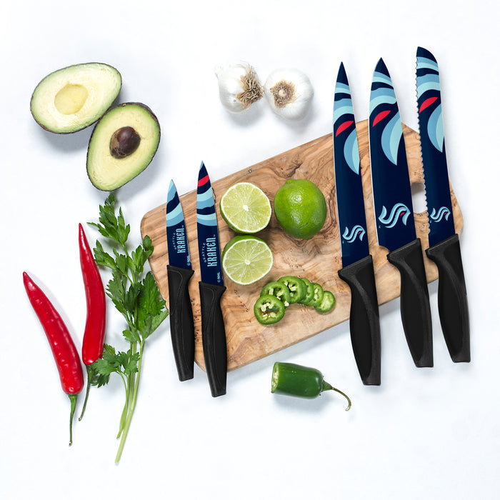 NHL Seattle Kraken  5-pc Kitchen Knives