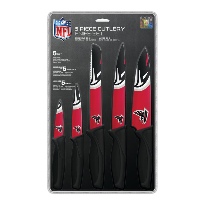 NFL Atlanta Falcons 5-pc Kitchen Knives