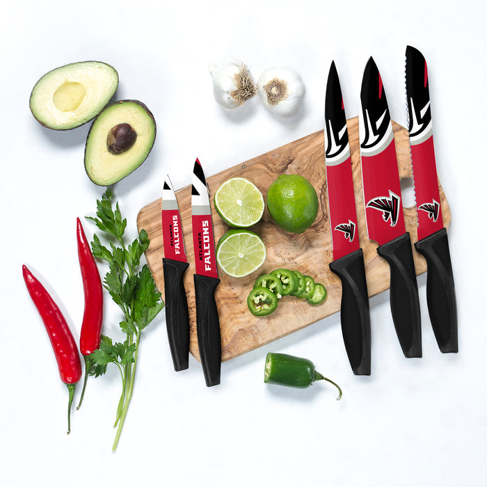 NFL Atlanta Falcons 5-pc Kitchen Knives