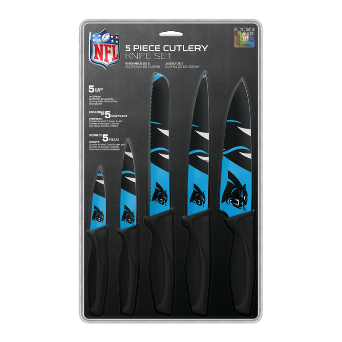 NFL Carolina Panthers  5-pc Kitchen Knives